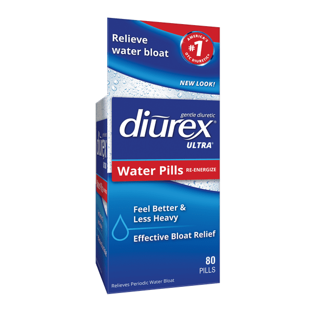 Diurex Ultra ReEnergizing Water Pills Relieve Water Bloat Feel