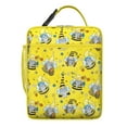 thumbnail image 5 of Bee Lovers Insulated Lunch Bag Box Men Reusable Lunch Bag with Side Pocket Cooler Tote Bag Work Travel, 5 of 6