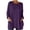 #07 Purple 【Mix, Match & Stock Up on Your Favorite Palette.】, variant on Women's Solid Color Long Sleeve Round Neck Loose Fit Tops Shirts Blouses Casual Daily Wear Work Office Vacation Fashion Essential Gift for Women | Sopatenor,Black XL