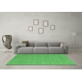 thumbnail image 3 of Ahgly Company Indoor Square Abstract Emerald Green Contemporary Area Rugs, 7' Square, 3 of 4
