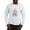 Ash Gray, variant on - Pi Sigma Epsilon Colored Crest Long Sleeve T Shirt - Unisex Cotton Long Sleeve T-Shirt