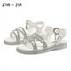 thumbnail image 4 of Nuevas zapatillas de deporte casuales de moda de verano para niños, sandalias ligeras y transpirables, zapatos de suela suave antideslizantes, calzado de princesa con punta abierta para niñas, 4 of 4