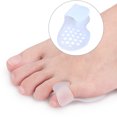 thumbnail image 1 of 1 Pair Toe Separator Breathable Pain Relief Toe Spreader Toe Straightener, 1 of 5