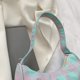 thumbnail image 5 of Bolsa de axila con estampado a cuadros para mujer a la moda, informales pequeños para vagabundos (azul) Likrtyny Para Estrenar, 5 of 9