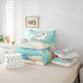 thumbnail image 6 of Castle Fairy Kawaii Stars Unicorn 7-Piece Bedding Comforter Set for Girls Children,Princess Rainbow King Bedding Sets,Cute Animal Ultra Soft Bed Sheets,Luxury Bedroom Decor, 6 of 8