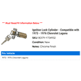 thumbnail image 2 of Ignition Lock Cylinder - Compatible with 1973 - 1976 Chevy Laguna 1974 1975, 2 of 2