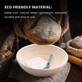 thumbnail image 2 of 3X 10 Pulgada Bread Proofing Basket - Banneton Proofing Basket Cloth Liner Masa Rascador Bread Lame - Sourdough Basket Set para Panaderos Profesionales Y Caseros Pan Artesanal, 2 of 5