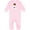 AD-Pink, variant on Karate Boy, Cute Boy, Black Belt, Brown Hair Baby Romper Coveralls