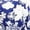 blue, variant on Summer beach vacation casual halter neck printed dress