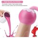 thumbnail image 2 of Cuerda de saltar para niños, cuerda de saltar para niños con mango de madera (rosa), 2 of 4
