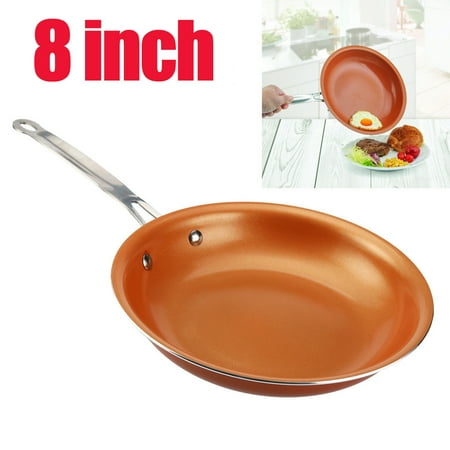 

TYMEIK Frying Pan Nonstick Copper Frying Pans with Durable Ceramic Coating Nonstick Frying Pans Nonstick Skillet Copper Pans Nonstick