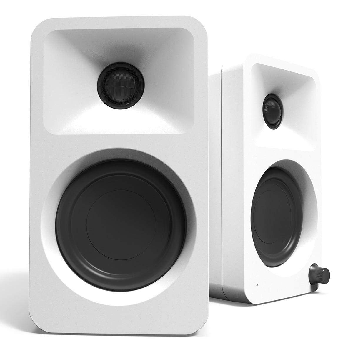 Kanto ORA Powered Reference Desktop Speakers with Bluetooth - Pair (White)