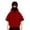 Red, variant on AJTQTH Fashion Balaclava Hoodie for Boys Girls Kids Windproof Full Zip Up Short Sleeve Ski Mask Hoodie Oversized Full Zipper Hooded Sweatshirt Jacket with Kangaroo Pockets Green 10-11 Years