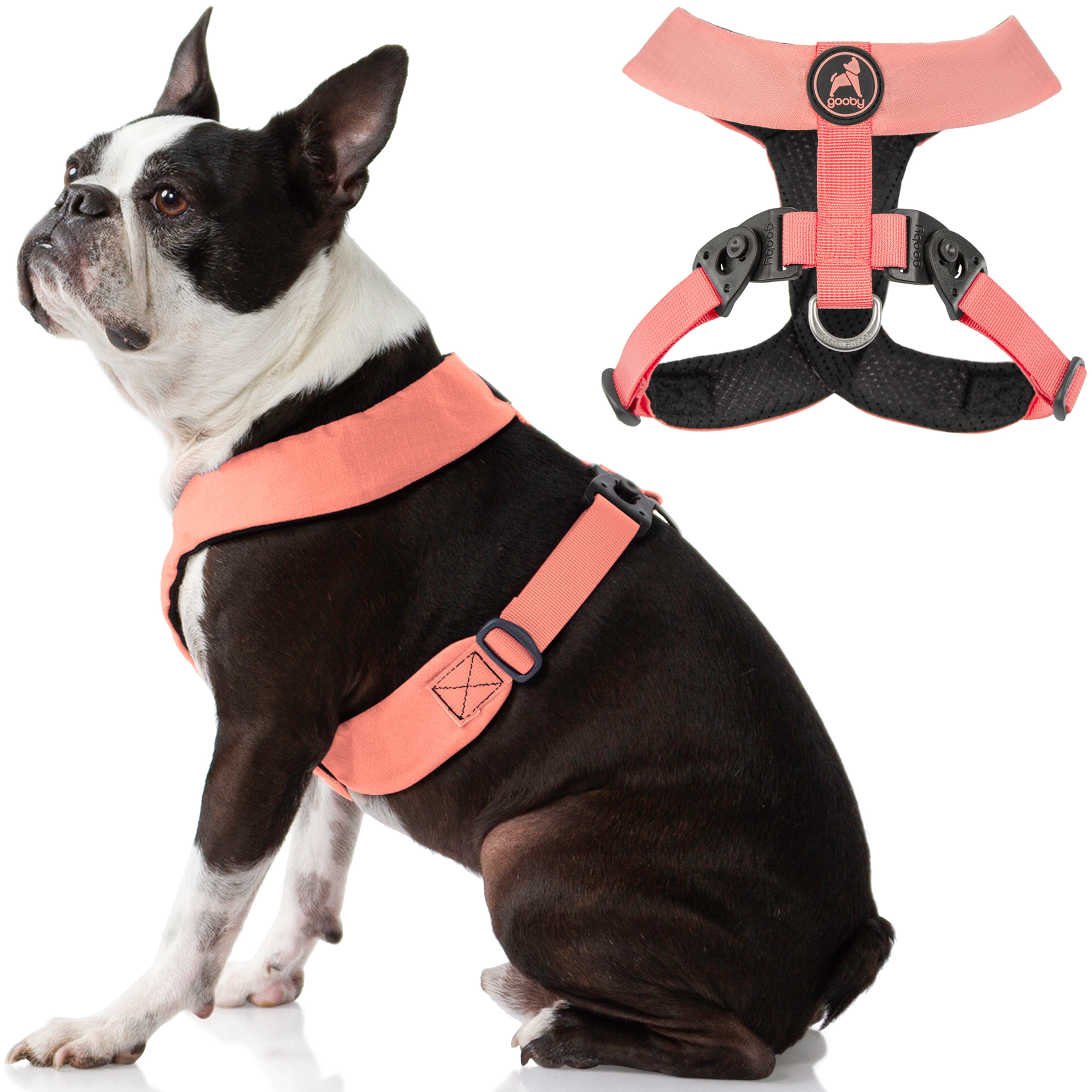 Gooby Comfort X Harness Dual Snap Pink, XLarge Comfort X Harness
