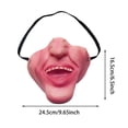 thumbnail image 3 of Hilarious Realistic Latex Half Face Dog Muzzle Mask with Elastic Strap, Adjustable Lightweight Flexible Accessory 10 x 6.16in for Small & Medium Dogs, Halloween Party Photo Prop, 3 of 4