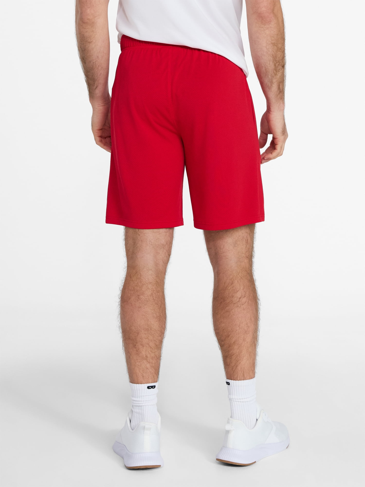 Athletic Works Men's and Big Men's Active Mesh Shorts, 9" Inseam, Sizes XS-5XL