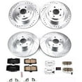 thumbnail image 3 of PowerStop Front and Rear Z26 Street Warrior Carbon-Fiber Ceramic Brake Pad and Drilled and Slotted Rotor Kit Fits: SUBARU Select Models K2368-26, 3 of 9