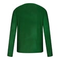 thumbnail image 5 of Amzcrzy Sudadera Para Hombre, Moda Para Hombre, Estampado, Cuello Redondo, Camiseta Casual, Manga Larga, Camiseta Verde, S, 5 of 5
