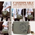 thumbnail image 2 of FSD.WG Bolso Mensajero de Lona para Hombre - Bolso para Laptop de 13.5 Pulgadas, Bolso de Hombro de Gran Capacidad para Viajes (Talla L), 2 of 6