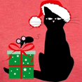 thumbnail image 3 of CafePress - Santa Cat &Amp; Mouse Womens Tri Blend T Shirt - Womens Tri-blend T-Shirt, 3 of 4