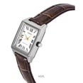 thumbnail image 2 of Casio Reloj Estándar Analógico Cromado con Correa de Cuero, Esfera Blanca y Movimiento de Cuarzo, Modelo LTP-V007L-7B2 para Mujer., 2 of 2