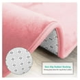 thumbnail image 5 of KriKac Bath Mat Set – Memory Foam Bath Mat - Soft Bathroom Rug - Non Slip and Super Absorbent - Fast Drying Machine Washable Bath Mat Set of 2 17 x 24, Coral, 5 of 8