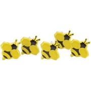 Angle View: Eyelet Outlet Shape Brads 12/Pkg-Mini Bees