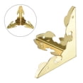 thumbnail image 4 of 30x30x30mm Metal Box Corner Protectors Electroplated Gold Tone 10 Pack, 4 of 5