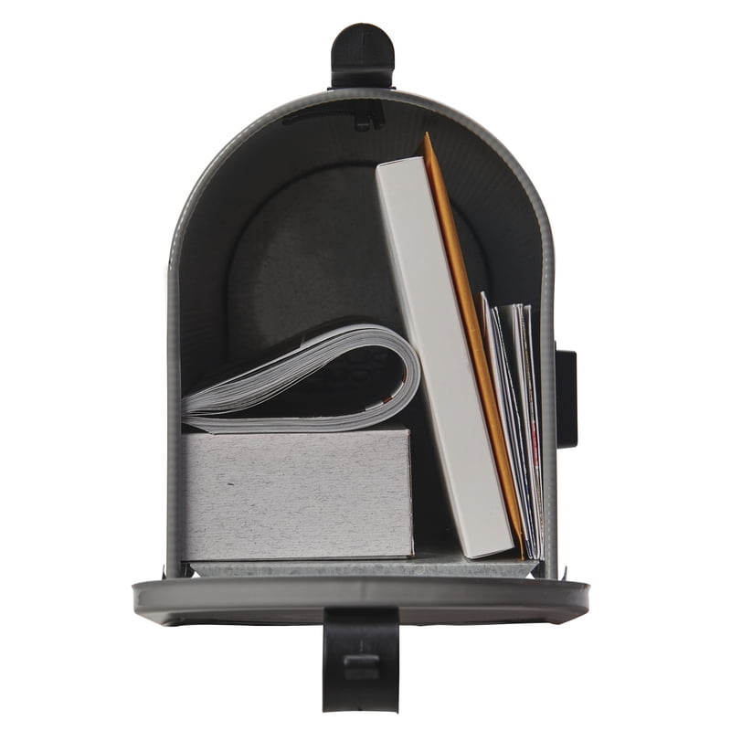 Gibraltar Mailboxes ST1000AM Mailbox Gibraltar es Grayson Classic Galvanized Steel Post Mount Gray Powder Coated