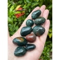 thumbnail image 4 of 5 Pcs African Bloodstone Tumbled Stones, Polished African Bloodstone Gemstone, African Bloodstone Healing Crystals (African Bloodstone), 4 of 9