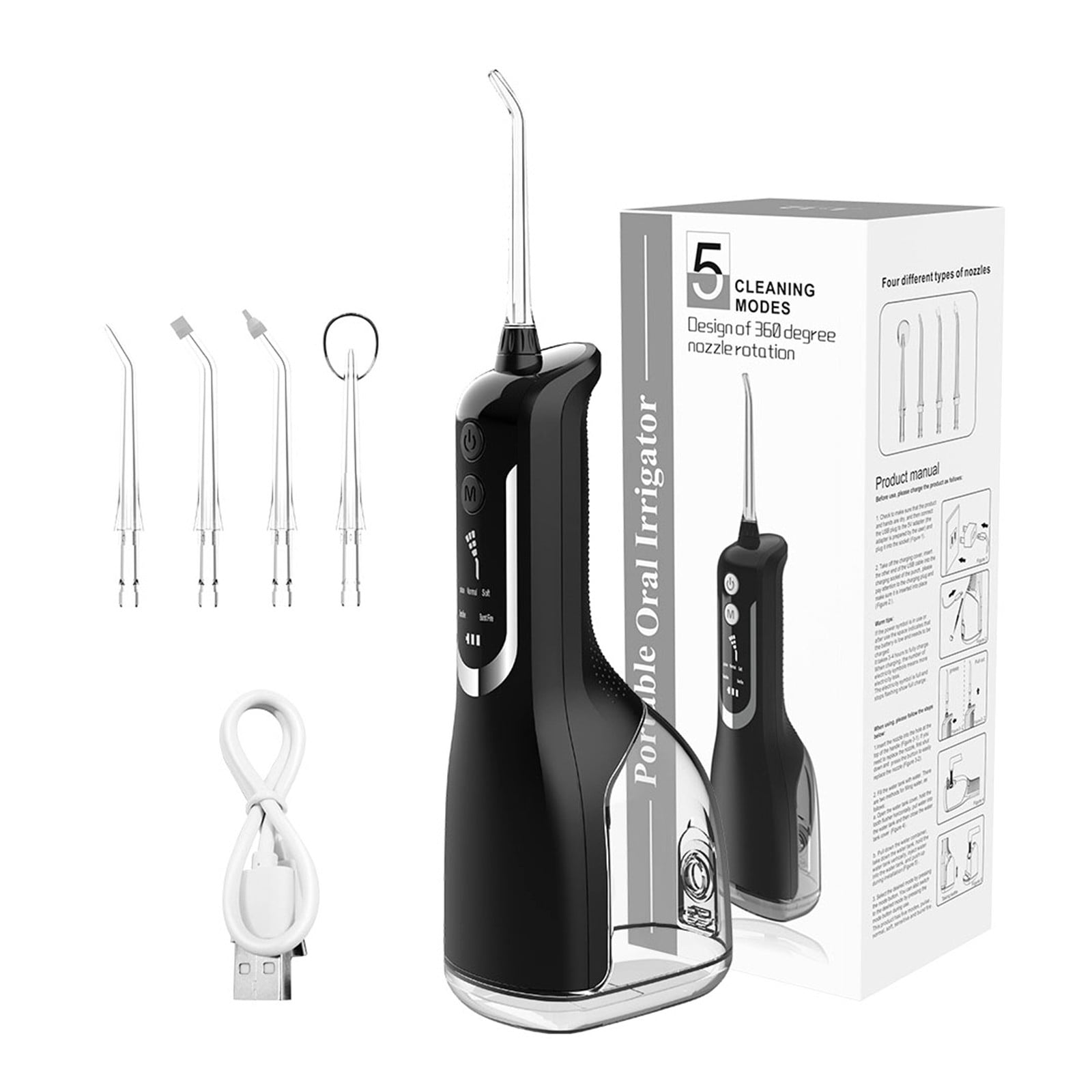 Banzch Electric Toothbrush Portable Water Floss Oral Cleaning Household Whitening And Teeth Washing Machine,Mothers Day Gifts