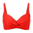 thumbnail image 6 of Hauaitttt Underwire Bikini Top Push Up Bathing Top Padded Bra Swimsuit Top Swim Pants for Girls Size 16 Bathing Suit Shirts for Juniors Woman Bathing Suit Shorts Short and Top Set Women Swimsuit, 6 of 6