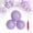 3purple, variant on Reusable Inflatable Balloon Garland Arch Kit, PVC Linked Balloon Cluster with Elastic Bands for Birthday Wedding Party Backdrop Decoration
