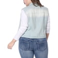 thumbnail image 3 of Unique Bargains Women's Plus Size Chest Pockets Single Breasted Denim Sleeveless Jacket, 3 of 6
