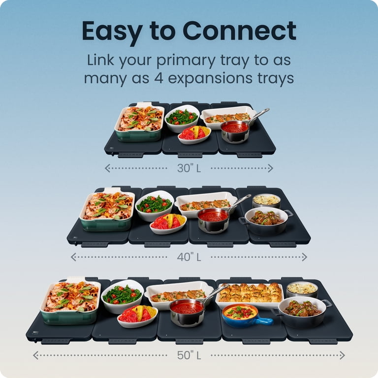 Chefman Everything Warmer Expansion Tray, Midnight photo 4