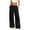Black, variant on Linen Pants Women Lightweight Casual Summer Loose Fit High Waist Pants Straight Leg Comfy Solid Lounge Trousers with Pockets Navy XXL
