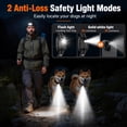 thumbnail image 6 of Dog Shock Collar 2 Dogs (10-120Lbs) - 3300ft Dog Training Collar with Remote, Real-time Dual-Channel Control with 3 Training Modes, IPX7 Waterproof E-Collar with Light, 6 of 8