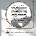 thumbnail image 2 of to My mom from Son Round Metal Tin Sign,Birthday Gifts for Mum,Mom Gifts for Mother Stepmom, Inspirational Quote Sign for Home Bedroom Wall Decor Retro Wall Sign 12x12 Inches, 2 of 5