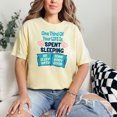 thumbnail image 2 of Spend Your Time Wisely Funny, Butter Comfort Colors T-Shirt, Medium, 2 of 3
