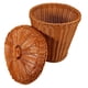 thumbnail image 5 of Cesta tejida de ratán sintético para la sala de estar, cesta para basura, cesta para artículos diversos con tapa., 5 of 5