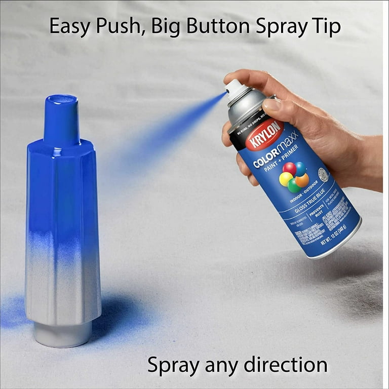 Krylon K05543007 COLORmaxx Spray Paint and Primer for Indoor
