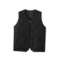 thumbnail image 2 of Womens Lightweight Quilted Puffer Vests Padded Zip up Sleeveless Jacket Oversized Waistcoat Outerwear with Pockets New Womens Jackets Fall Fashion Black 5XL, 2 of 4