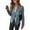 Grey Blue, variant on PRETTYGARDEN Women's Faux Suede Jackets 2025 Spring Fall Clothes Long Sleeve Open Front Cropped Coat Outwear