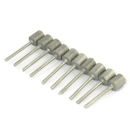 

Hardware Grinding Tool 10mm Dia Head 3mm Shank Diamond Mounted Point 10 Pcs