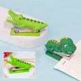 thumbnail image 3 of Musbetu Mini Stapler for Desk Small Cute Stapler Crocodile Dinosaur Design Pocket Stapler Office Supply Accessory, 3 of 7
