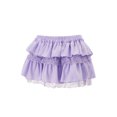 thumbnail image 2 of Women Lace Ruffle Bloomer Skirt Frill Tiered Short Skater Skirts Flowy A Line Mini Underskirt, 2 of 7