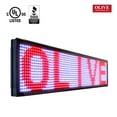 thumbnail image 3 of OLIVE LED Sign 3Color RWP 15"x53" IR Programmable Scroll. Message Display EMC, 3 of 7