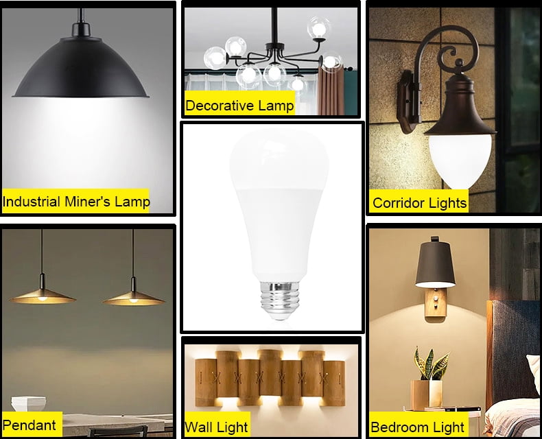 A19 Super Bright LED Light Bulbs 150W Equivalent 4 Pack,3000K Warm   White 16 Watt 1750 Lumen Energy-Efficient LED Bulb, E26   Base,Dimmable