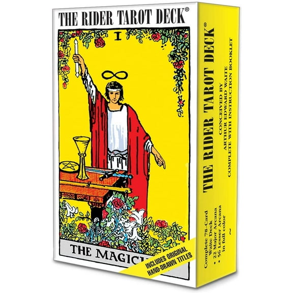 The Rider Tarot Deck Original Rider-Waite with Instruction Booklet by U.S. Games Systems
