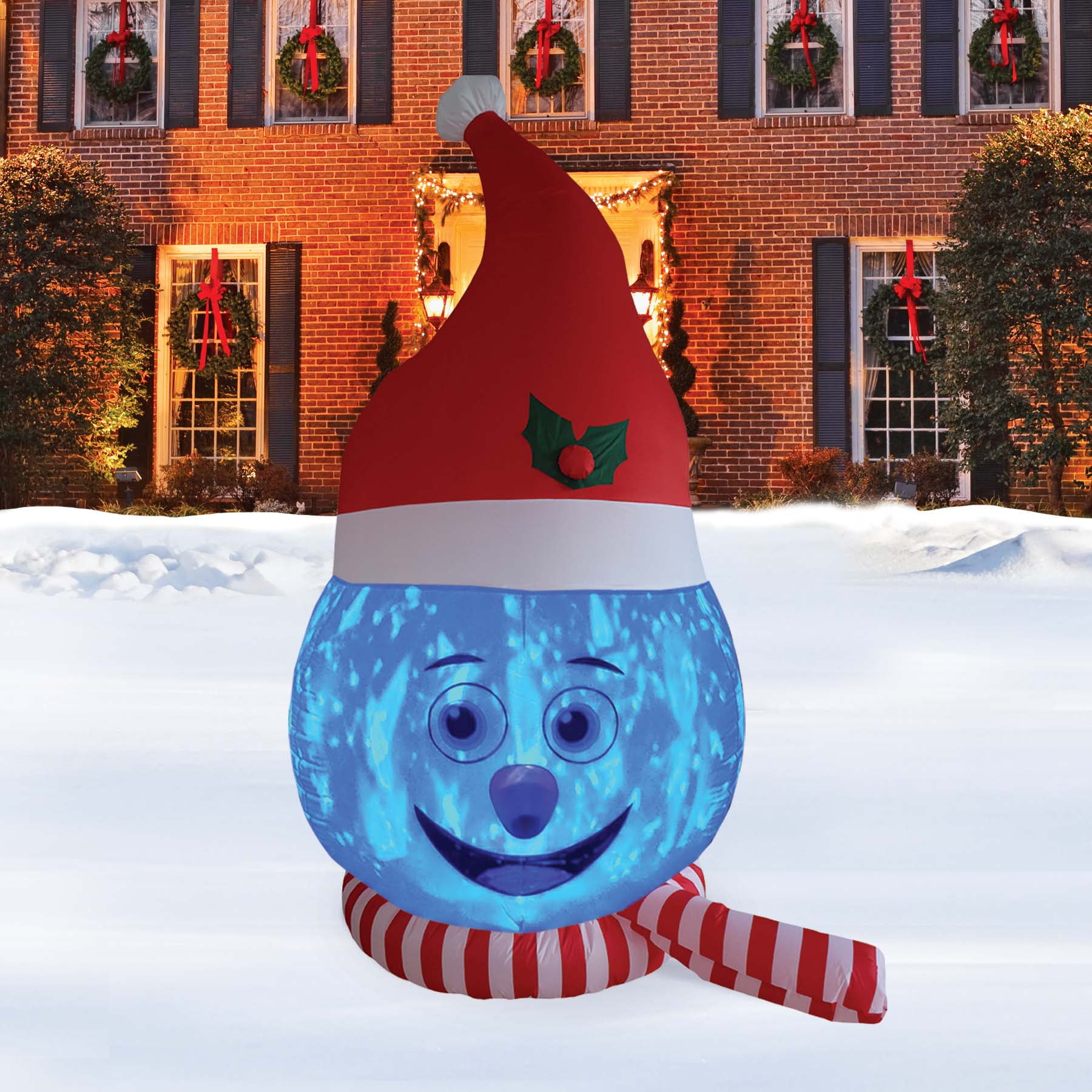 snowman Costway 5 FT Pre-lit Christmas Snowman Pop-up Xmas Holiday